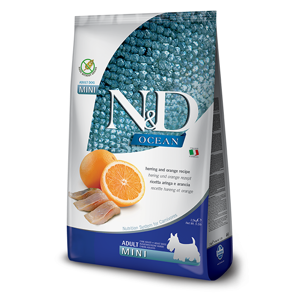 N&D OCEAN MORİNA BALIĞI, BALKABAĞI & KAVUN PUPPY MEDIUM & MAXI 2,5kg